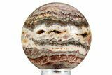 Polished Barite, Quartz & Agate Sphere - Arizona #371247-1